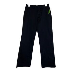 NWT VOLCOM Reprieve Big Boys Frickin Regular Stretch Black Chino Pant